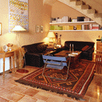 Living room with carpeting and flooring from our design team.