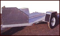 Motorcycle trailer by Aluma Ltd.